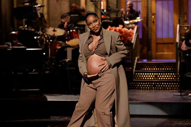 Image for article titled Social Media Is All Abuzz Following Keke Palmer’s SNL Pregnancy Announcement