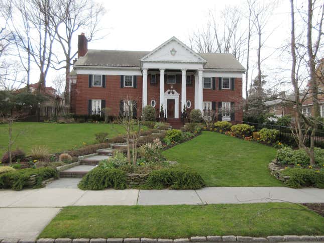 Donald Trump's childhood home in Queens, New York