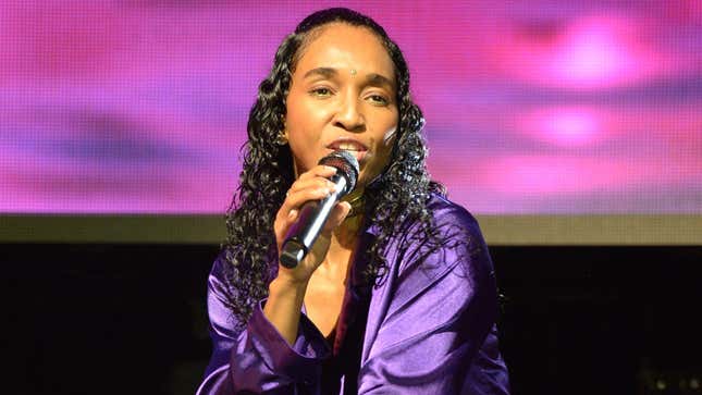 Rozonda “Chilli” Thomas of TLC performs at the FPL Solar Amphitheater at Bayfront Park on September 27, 2021 in Miami, Florida.