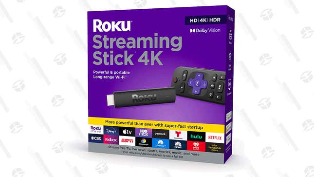 Roku Streaming Stick 4K 2021 | $40 | 21% Off | Amazon