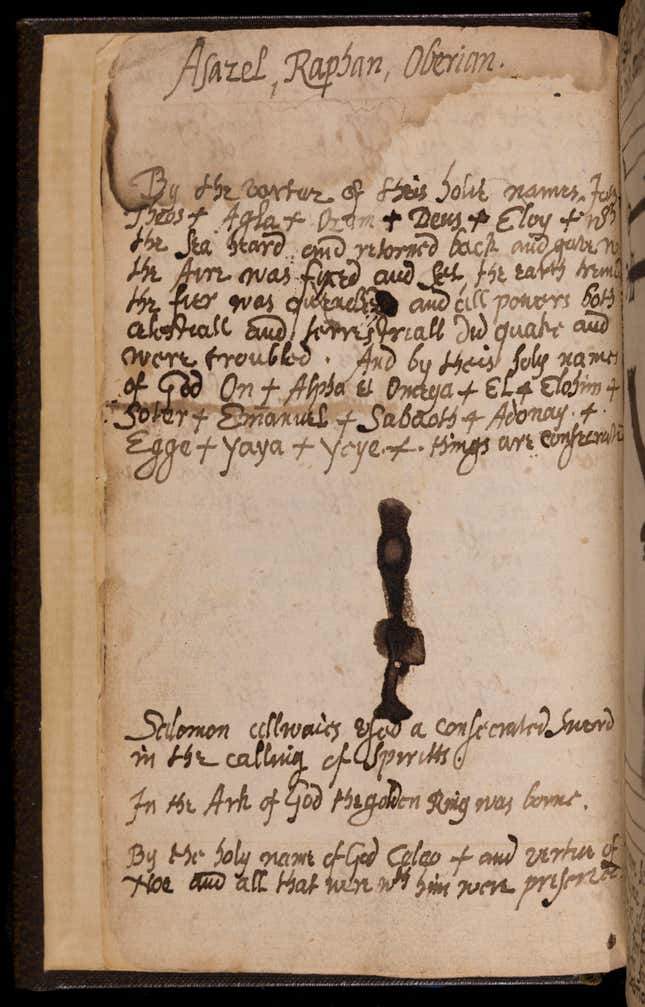 Image for article titled Can you read this spellbook for 17th-century witches? This library has a job for you