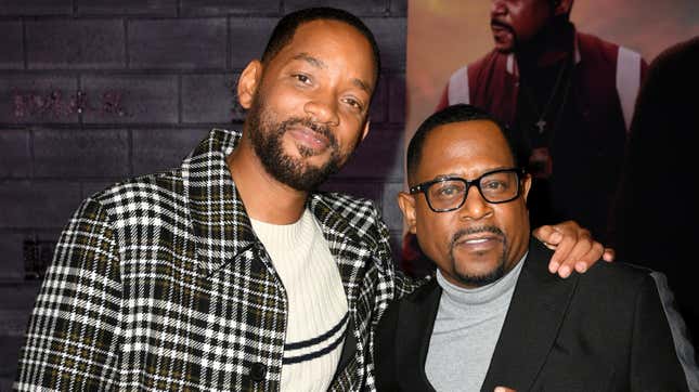 Will Smith, left, and Martin Lawrence arrive at the premiere of Columbia Pictures’ “Bad Boys For Life” on January 14, 2020 in Hollywood, California.