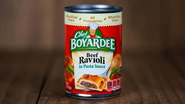 Chef Boyardee Beef Ravioli in Pasta Sauce
