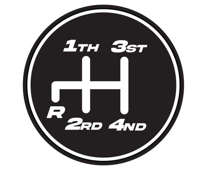 Image for article titled Here's Those Terrible Shift Knob Decals You Didn't Want