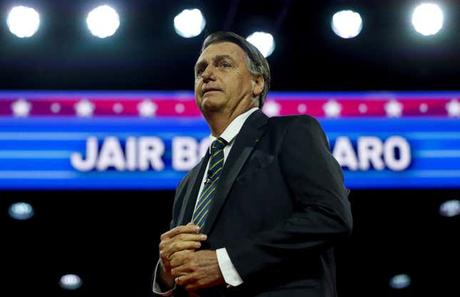 Bolsonaro attended CPAC, the annual Conservative Political Action Conference, while living in the US.
