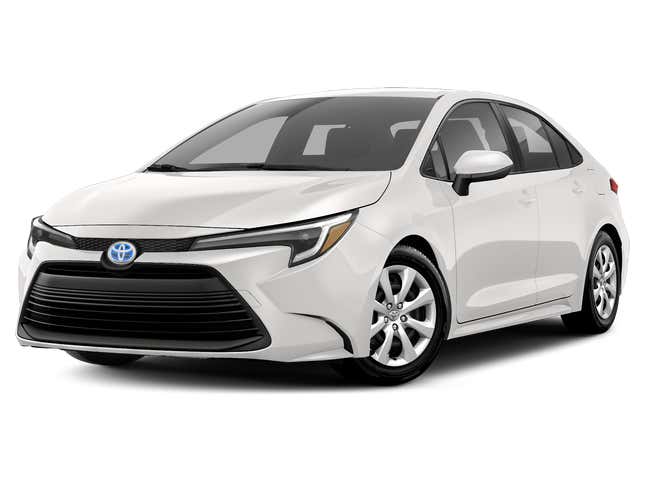 Toyota Corolla / Hybrid LE AWD (SE) 2024. Front 3⁄4, Facing to the Left
