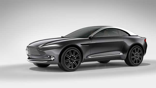 The DBX concept crossover car.