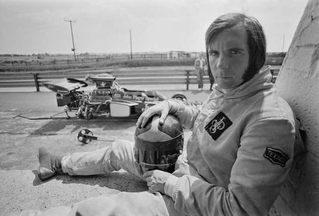 Emerson Fittipaldi during the 1972 Formula One season