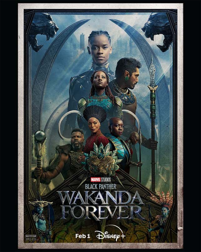 Black Panther Wakanda Forever llega a Disney+. Este es su nuevo póster oficial