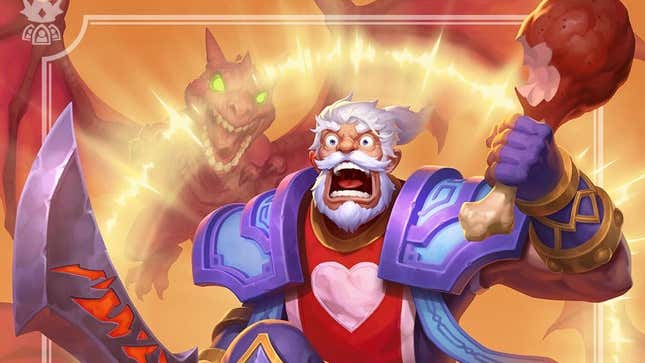 Art shows Leeroy Jenkins screaming with a sword and a chicken leg. 