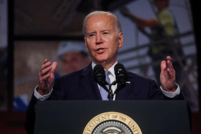 President Biden kicked off his reelection campaign with a speech to union members in Washington.