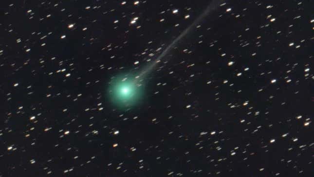 El cometa Nishimura visto desde España.