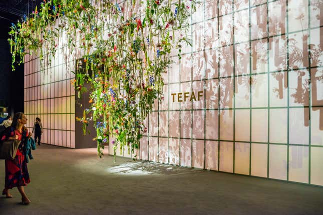 Ten Kate's floral designs at TEFAF