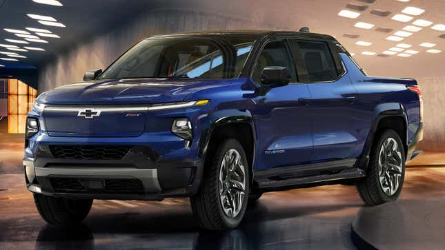 Image for article titled The 2024 Chevy Silverado EV Has 400 Miles Of Range And Won&#39;t Be Cheap