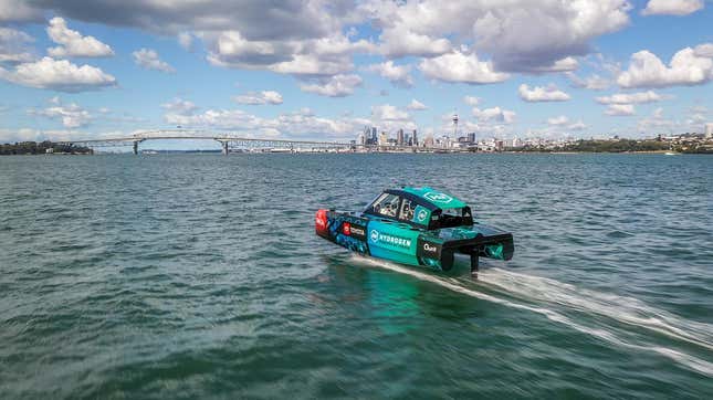 Image for article titled An America's Cup Team Is Developing A Hydrogen Chase Boat