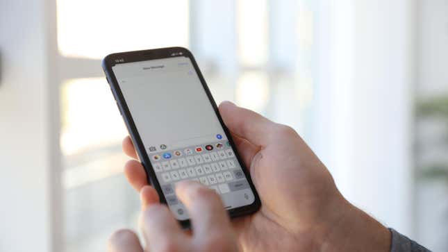 Image for article titled Your iPhone Has a Hidden Haptic Keyboard