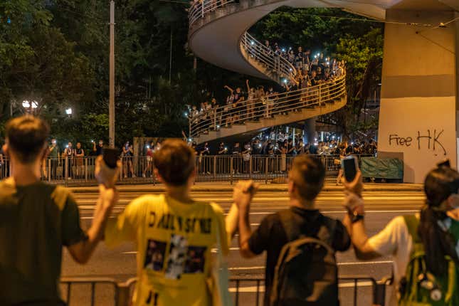 Protests have continued in Hong Kong for nearly 12 weeks.