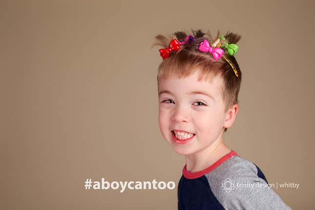 Image for article titled These photos give the phrase “a boy can do anything a girl can do” a whole new meaning