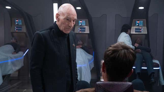 Image for article titled Patrick Stewart Was Behind Star Trek: Picard&#39;s Big F-Bomb This Week