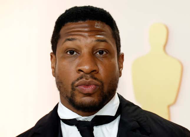 Image for article titled The Same Men Questioning Jonathan Majors&#39; Masculinity Are Now His Most Ardent Supporters After Alleged Assault