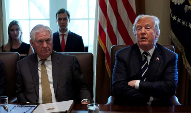A cabinet meeting at the White House on Oct. 16.