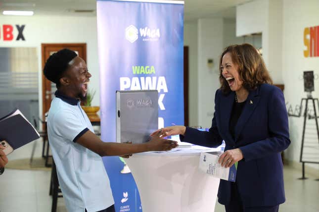 Image for article titled Here Are More Best Moments From VP Kamala Harris&#39; Africa Tour