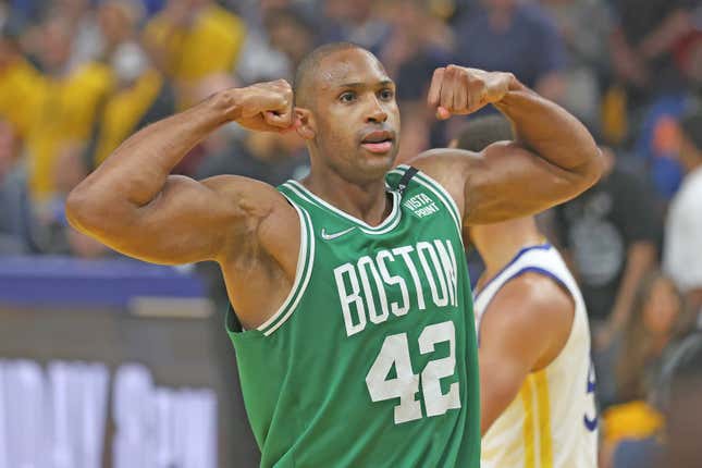 Al Horford played Superman in the Celtics’ shocking win over the Warrior.