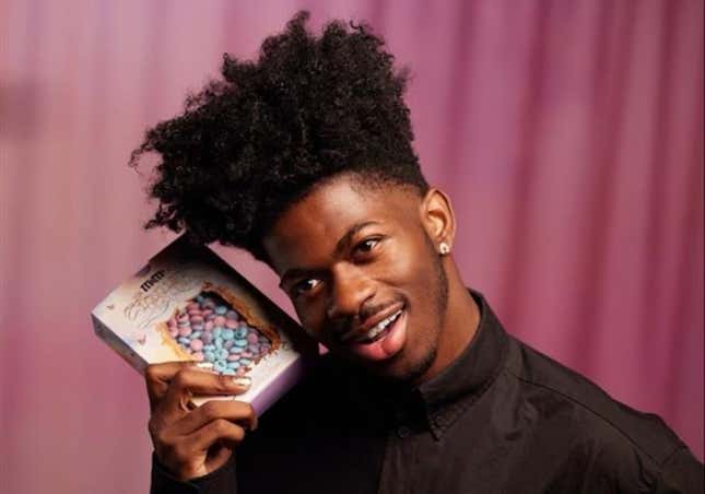 Image for article titled Lil Nas X Is Living the Dream With His Own Personalized M&amp;M&#39;s