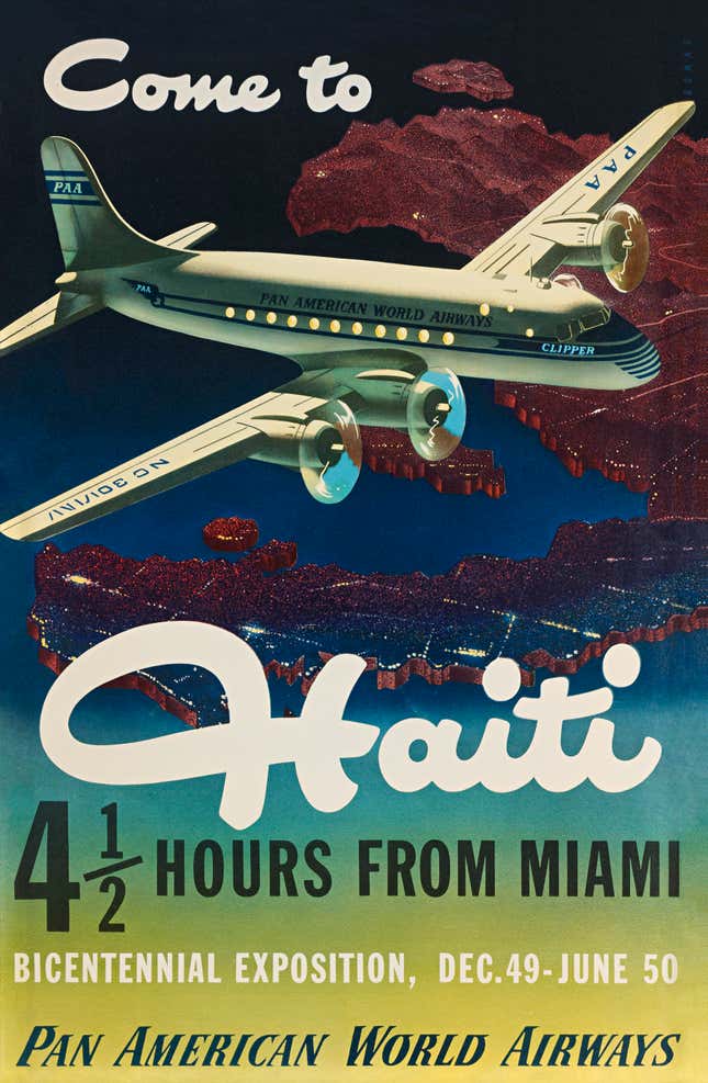 Image for article titled These Mad Men-era posters will make you long for the glory days of flying