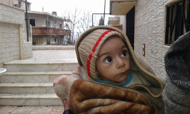 Image for article titled Horrifying images of starving Syrians are bringing Assad’s atrocities back into focus