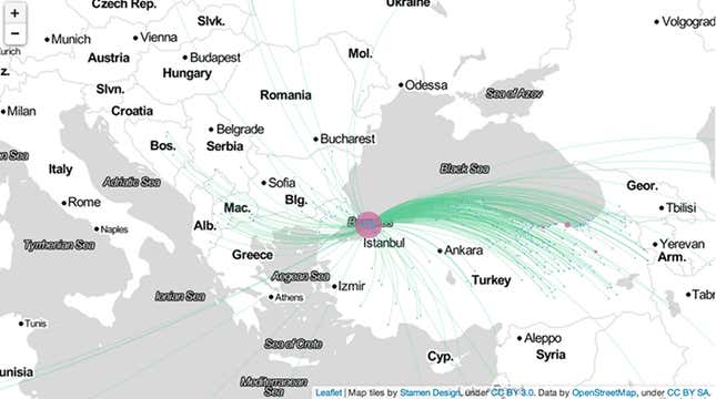 Everybody’s moving to Turkey.