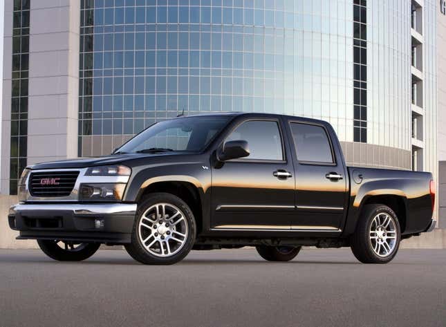 Image for article titled Remember When GM Dropped A V8 in its Compact Pickup Trucks?