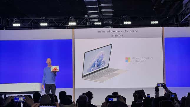 Imagen para el artículo titulado Evento de Surface e IA de Microsoft: Todo anunciado desde Copilot hasta Surface Laptop Studio 2