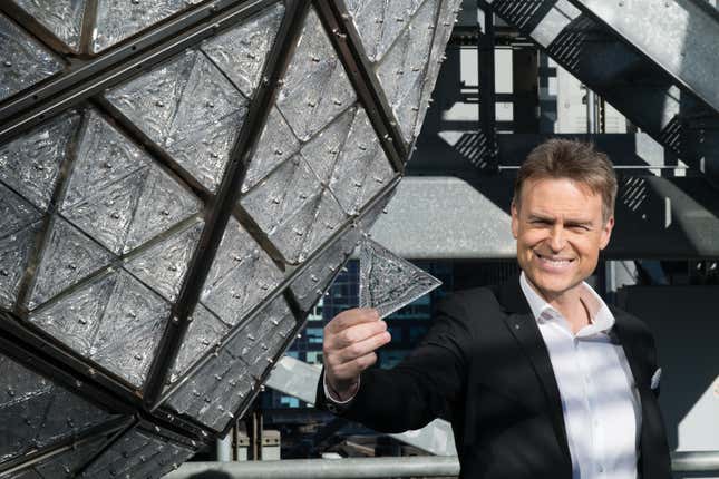 Waterford’s Tom Brennan introduces “The Gift of Harmony” design.