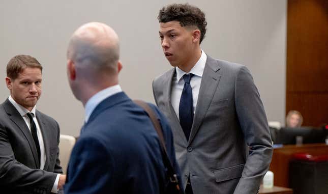 Jackson Mahomes appears in court