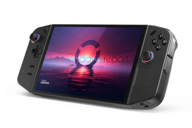 Imagen para el artículo titulado Se filtran imágenes de la portátil de Lenovo que competirá con Steam Deck