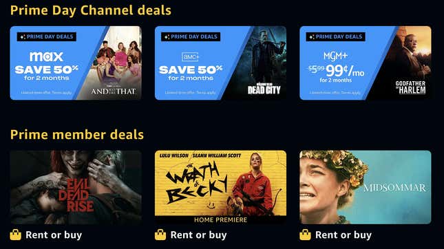 Image for article titled The Best Prime Day Streaming Deals