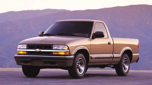 Promotional image of a Chevrolet S10.