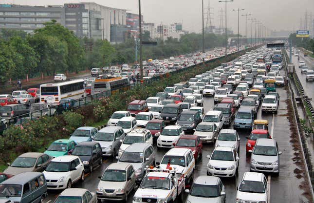 Image for article titled Global car makers want to fill India&#39;s roads with bigger cars