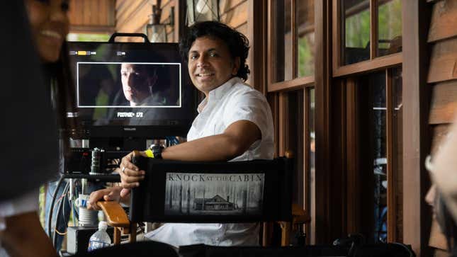 Image for article titled M. Night Shyamalan on the joy of smaller films, why he hates sequels and what makes Dave Bautista special