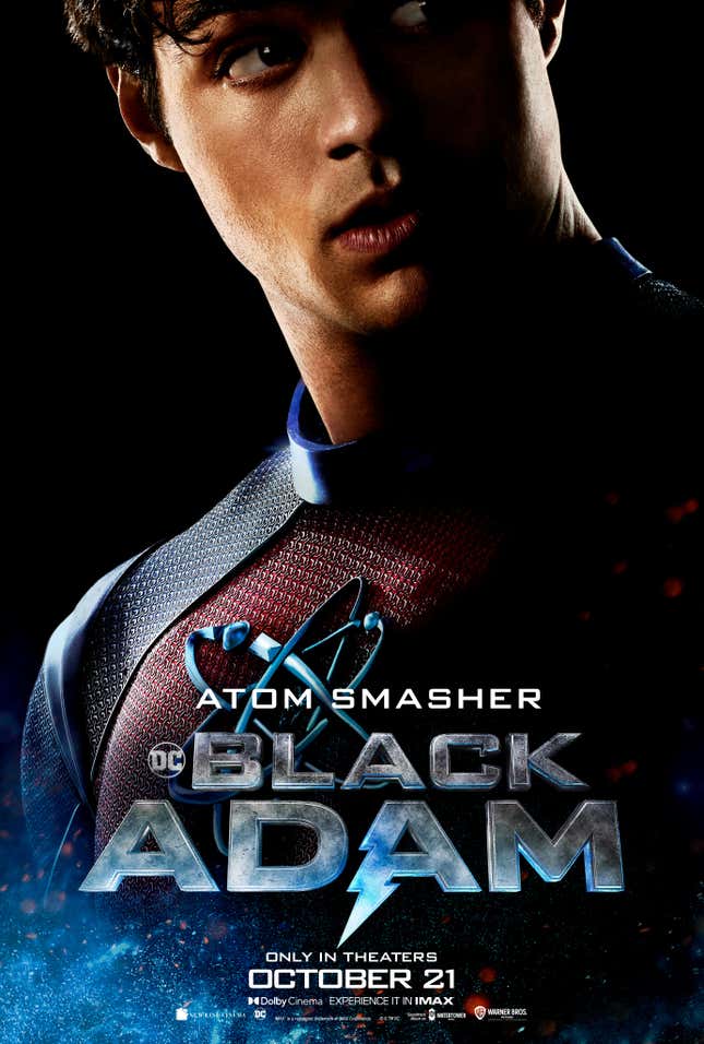 Image for article titled Black Adam&#39;s New Posters Show the Other Heroes Shifting the Balance in the DC Universe
