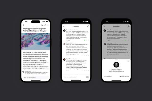 Image for article titled Instagram Founders' News App Artifact Adds 'Reputation Scores' and Comments