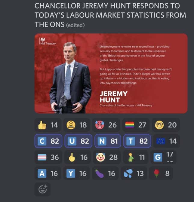 Image for article titled British Ministry Launches Discord Channel, Are Promptly Called 'C**ts'