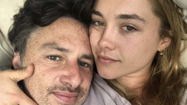 Image for article titled Florence Pugh Confirms She Split With Zach Braff Earlier This Year, Amid &#39;Bullying&#39; About Their Age Difference