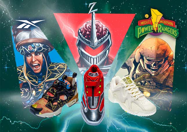 Image for article titled Reebok&#39;s Next Mighty Morphin Power Rangers Collection Finally Gives the Show&#39;s Best Villains a Sole