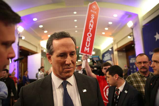 Image for article titled Rick Santorum Ousted From CNN Over His White Nationalist Remarks on Native Americans and How Colonizers &#39;Birthed a Nation&#39;