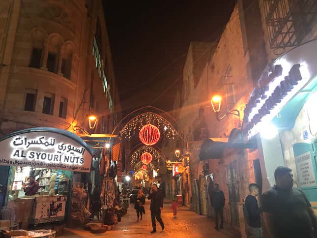 A street in Bethlehem.