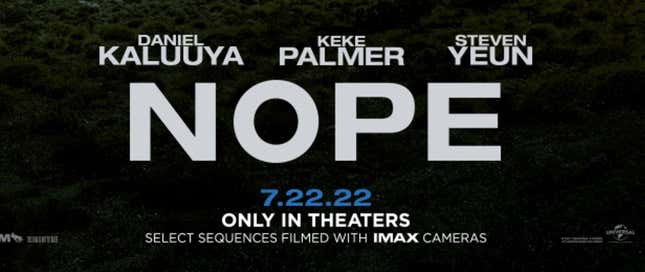 Image for article titled Latest Nope Trailer Finally Reveals Film’s Big Mystery