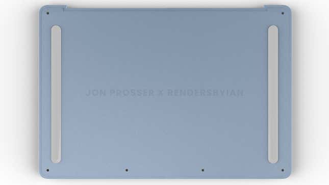Imagen para el artículo titulado Así son los nuevos MacBook de colores, según el youtuber que filtró también los AirTag