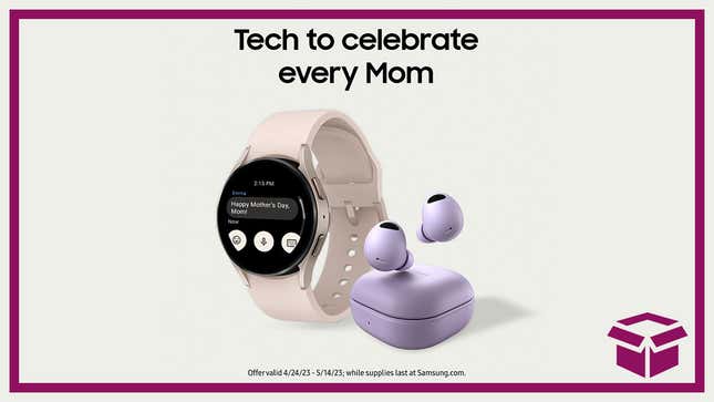 Image for article titled Samsung’s Mother’s Day Sale is Live and Has Huge Discounts on Phones, Frame TVs, Watches, Buds, and More